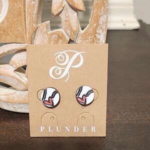 Softball Mom Or Softball Player Earrings
